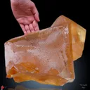 Wt. 13 kg Larger Size Honey Calcite Crystal, Rare Unique Specimen, Meusum Specimen - image 10
