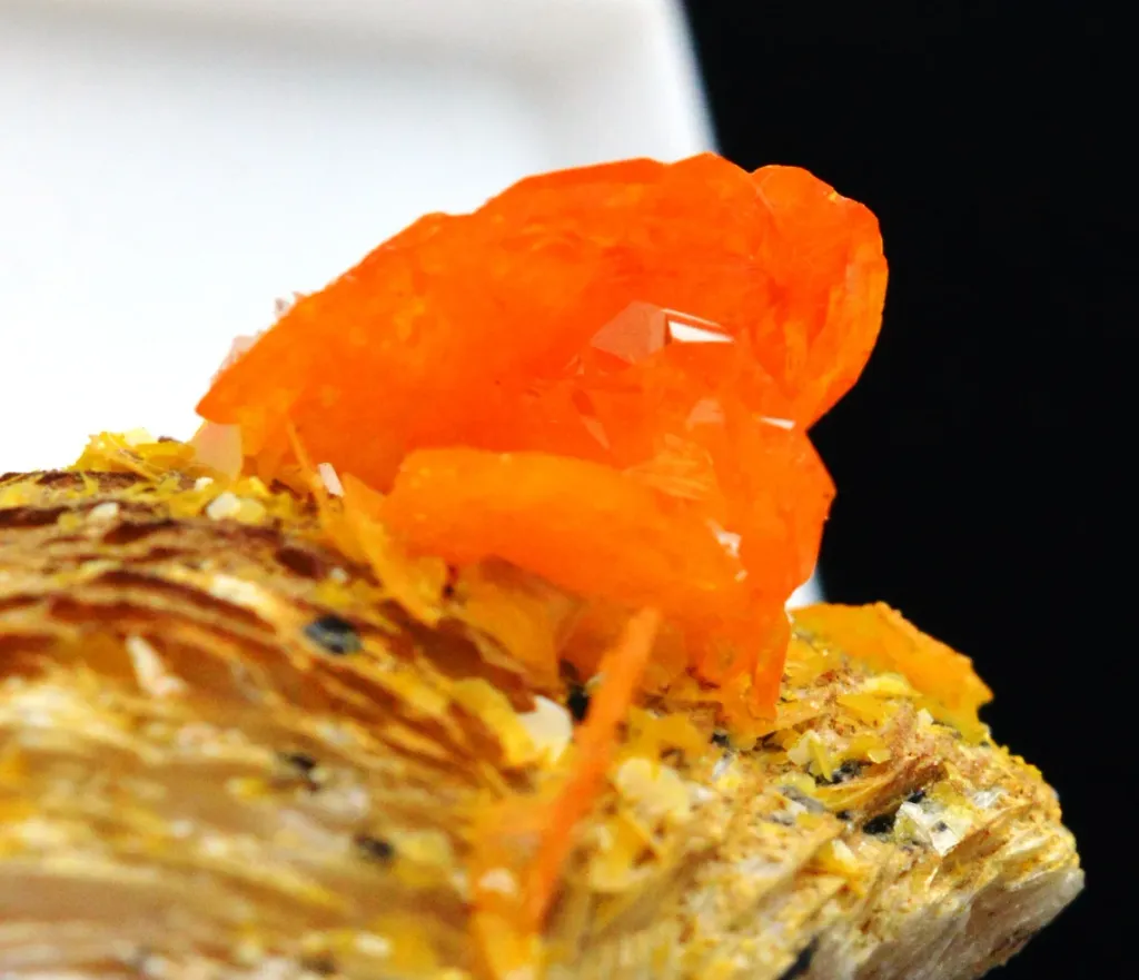 Wulfenite 28 grams - Mibladen mining district, Morocco - image 3
