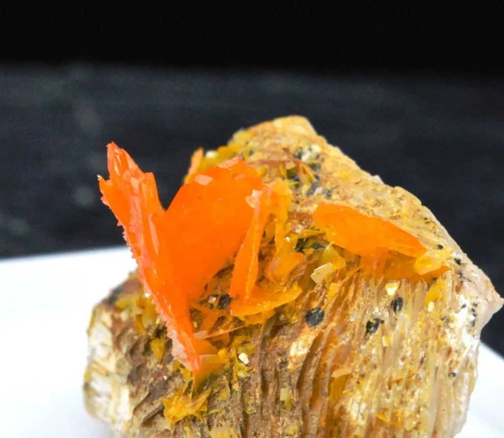Wulfenite 28 grams - Mibladen mining district, Morocco - image 4