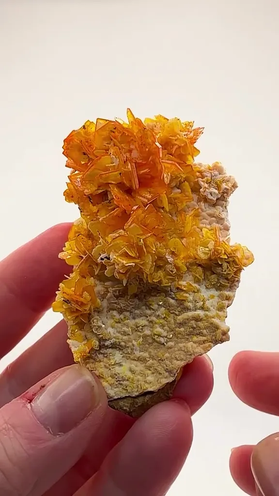 Wulfenite ABSOLUTELY DRIPPING IN COLOR image