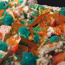 Wulfenite and Dioptase with Mimetite - image 7