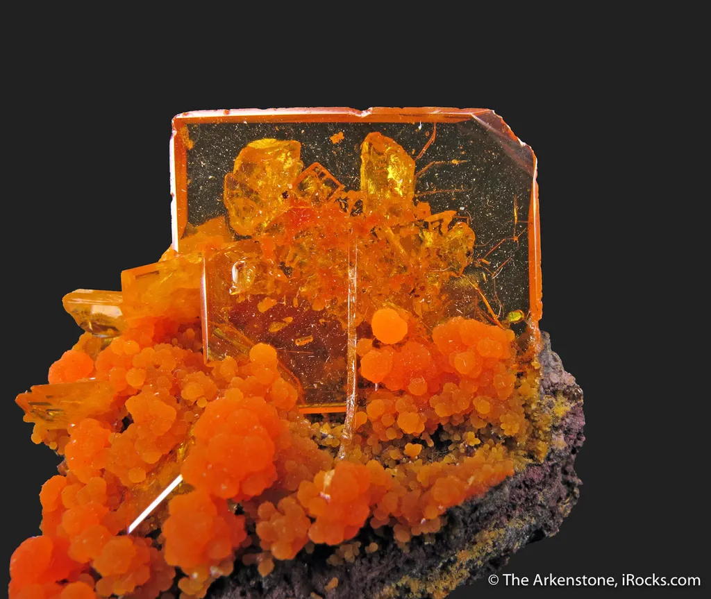 Wulfenite and Mimetite (1973 pocket) - image 4