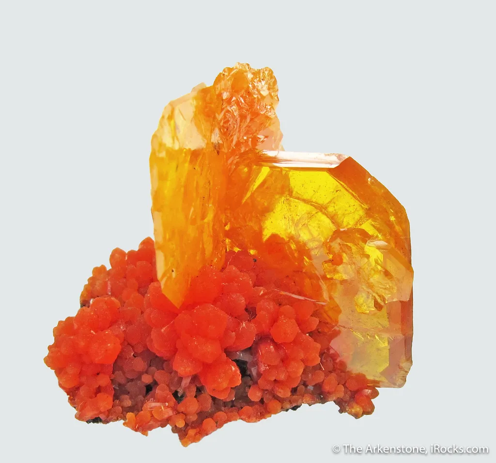 Wulfenite and Mimetite (1973 pocket) image