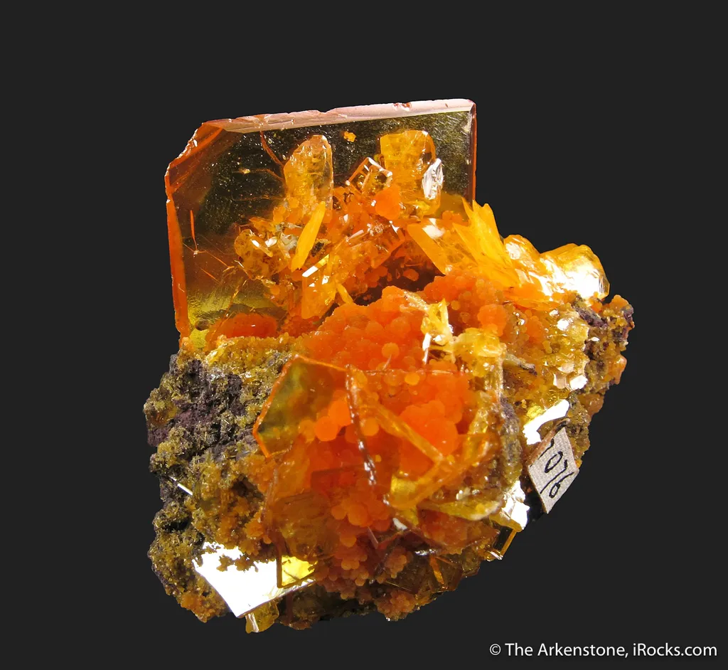 Wulfenite and Mimetite (1973 pocket) - image 5