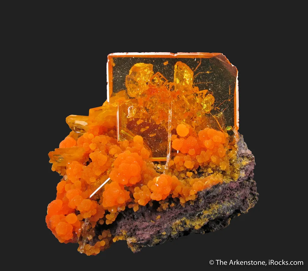 Wulfenite and Mimetite (1973 pocket) image