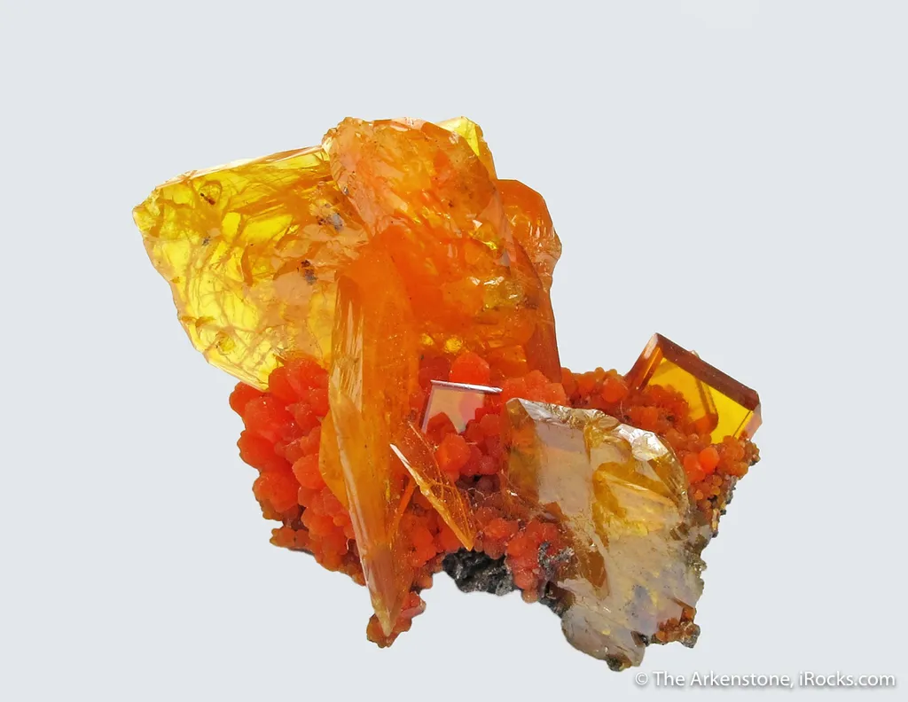 Wulfenite and Mimetite (1973 pocket) - image 4