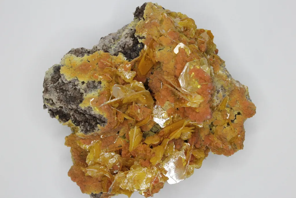 Wulfenite and Mimetite, San Francisco Mine - image 5