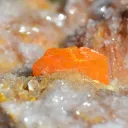 Wulfenite & Barite & Galena 1310 grams - Les Dalles Mine, Mibladen, Drâa-Tafilalet Region, Morocco - image 3