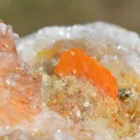 Wulfenite & Barite & Galena 1310 grams - Les Dalles Mine, Mibladen, Drâa-Tafilalet Region, Morocco - image 2