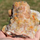Wulfenite & Barite & Galena 1310 grams - Les Dalles Mine, Mibladen, Drâa-Tafilalet Region, Morocco - image 1