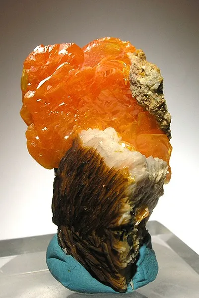 Wulfenite, Baryte - image 2