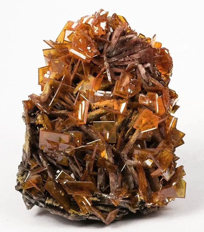 Wulfenite, Baryte image