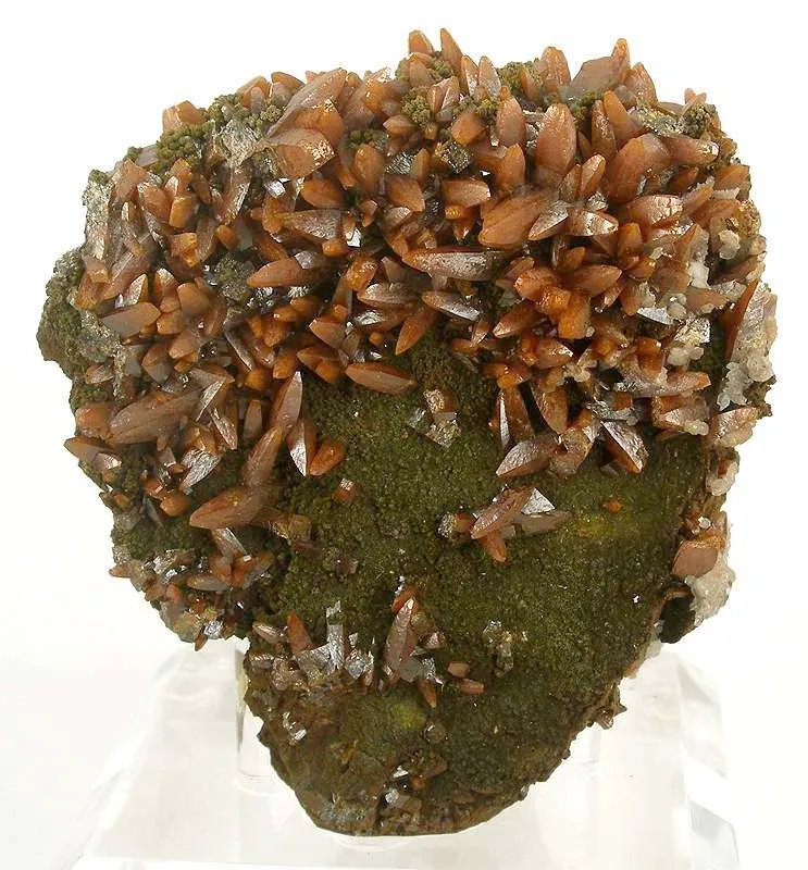 Wulfenite (Bipyramidal Crystals) image