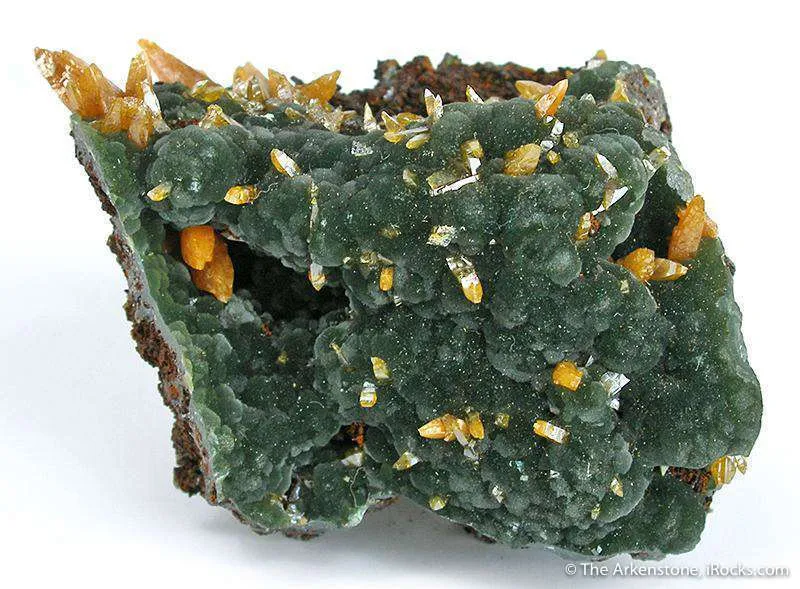 Wulfenite (Bipyramidal) With Mimetite image