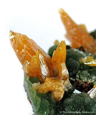 Wulfenite (Bipyramidal) With Mimetite - image 2