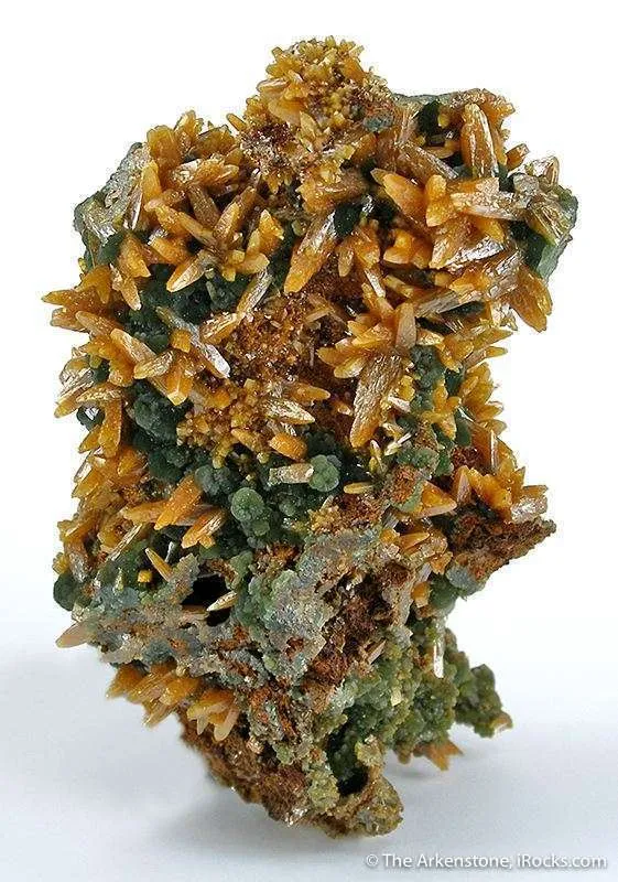 Wulfenite (Bipyramidal) With Mimetite image