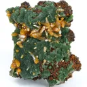 Wulfenite (Bipyramidal) With Mimetite - image 1