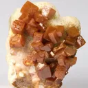 Wulfenite, Calcite - image 2