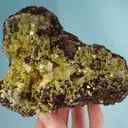 Wulfenite, Calcite - image 1