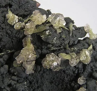 Wulfenite, Calcite - image 2