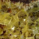 Wulfenite, Calcite - image 2