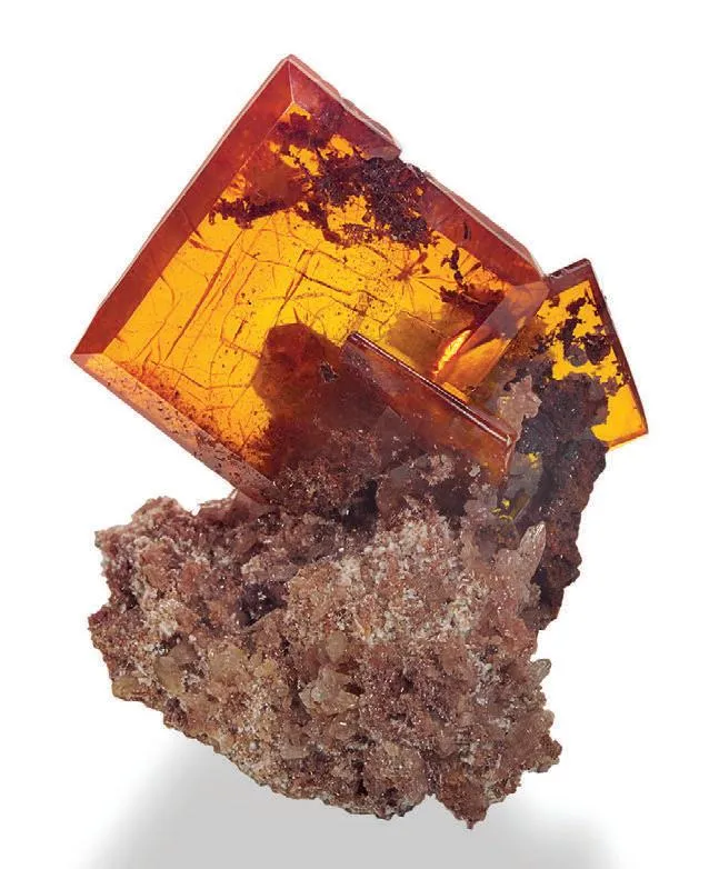 Wulfenite, Cerussite image