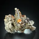 Wulfenite, Cerussite & Calcite - image 1