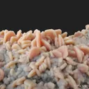 Wulfenite coated by Quartz, on Chalcedony - image 1