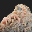 Wulfenite coated by Quartz, on Chalcedony - image 3