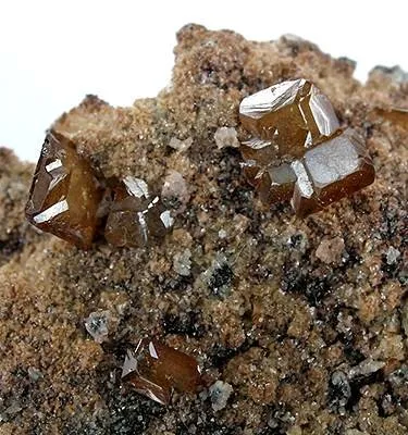 Wulfenite, Dolomite - image 2