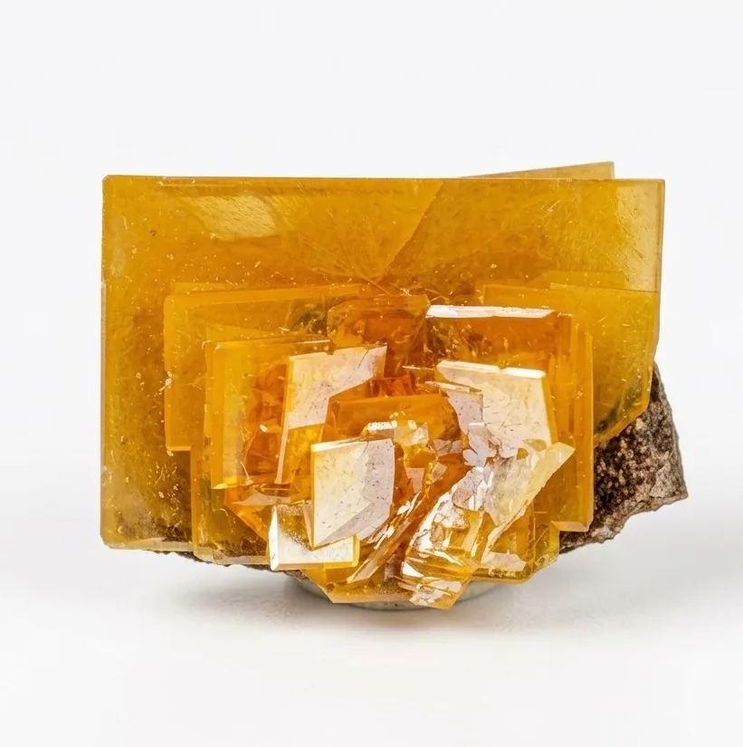 Wulfenite from 79 Mine, Arizona, USA image