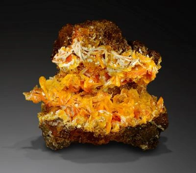 Wulfenite from Ahmad Abad Mine, Yazd Province, Iran image