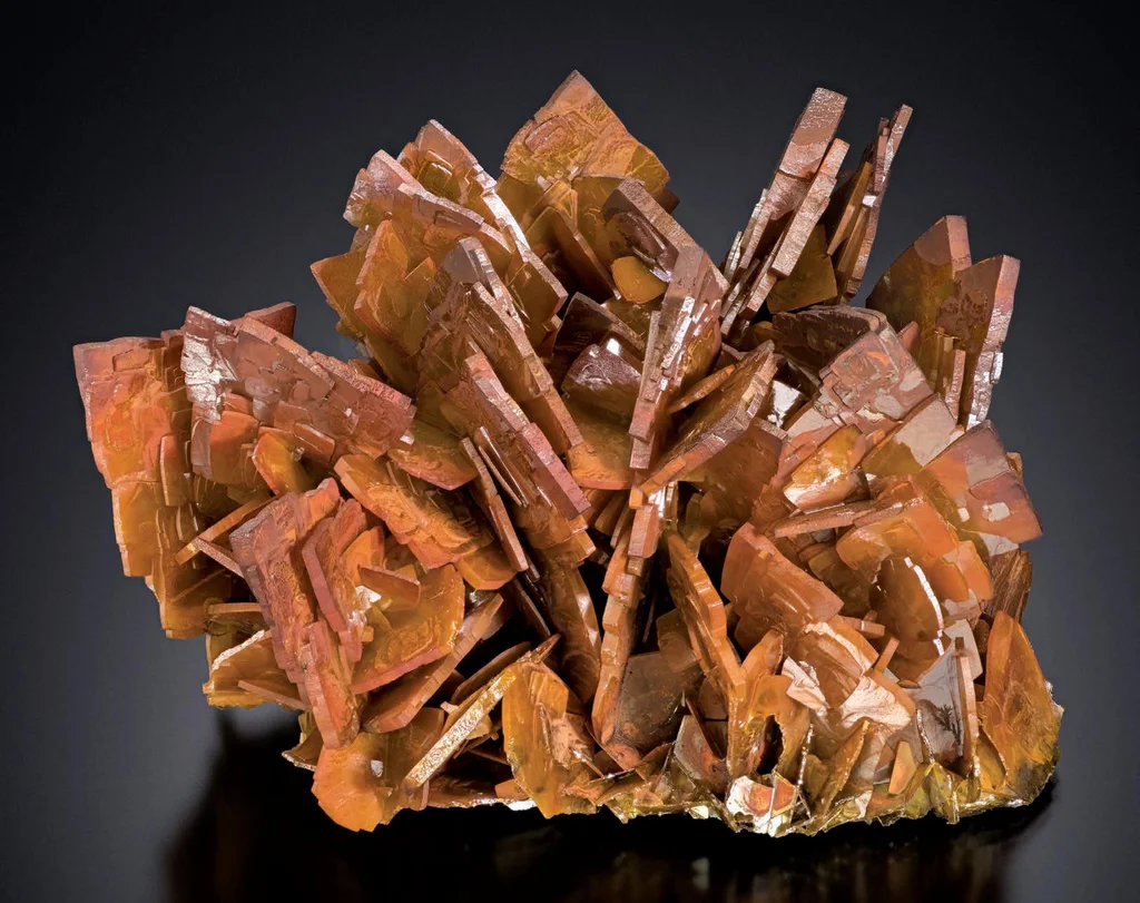Wulfenite from Defiance Mine, Arizona, USA image