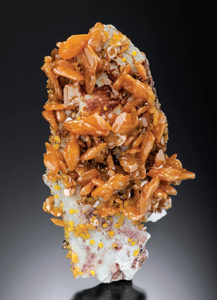 Wulfenite from La Morita Mine, Ascención Municipality, Chihuahua, Mexico image