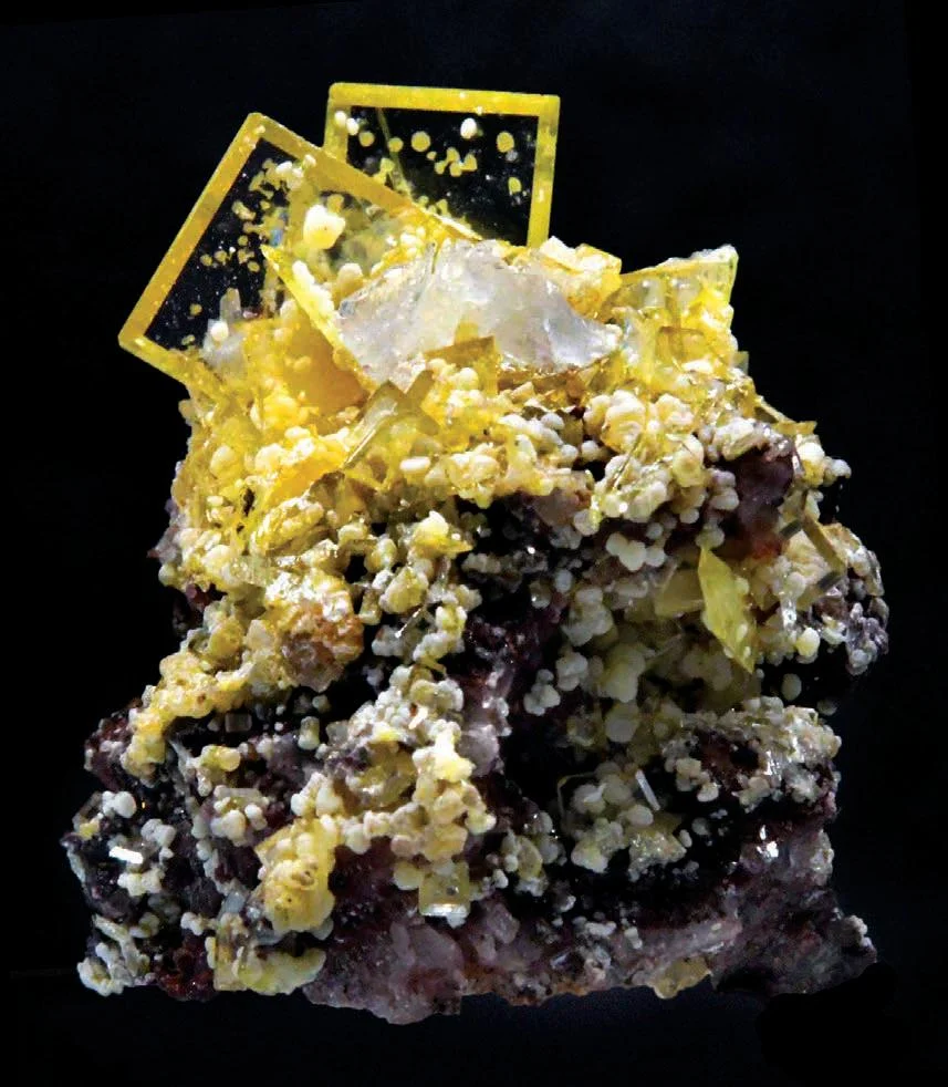 Wulfenite from La Morita Mine, Ascención Municipality, Chihuahua, Mexico image