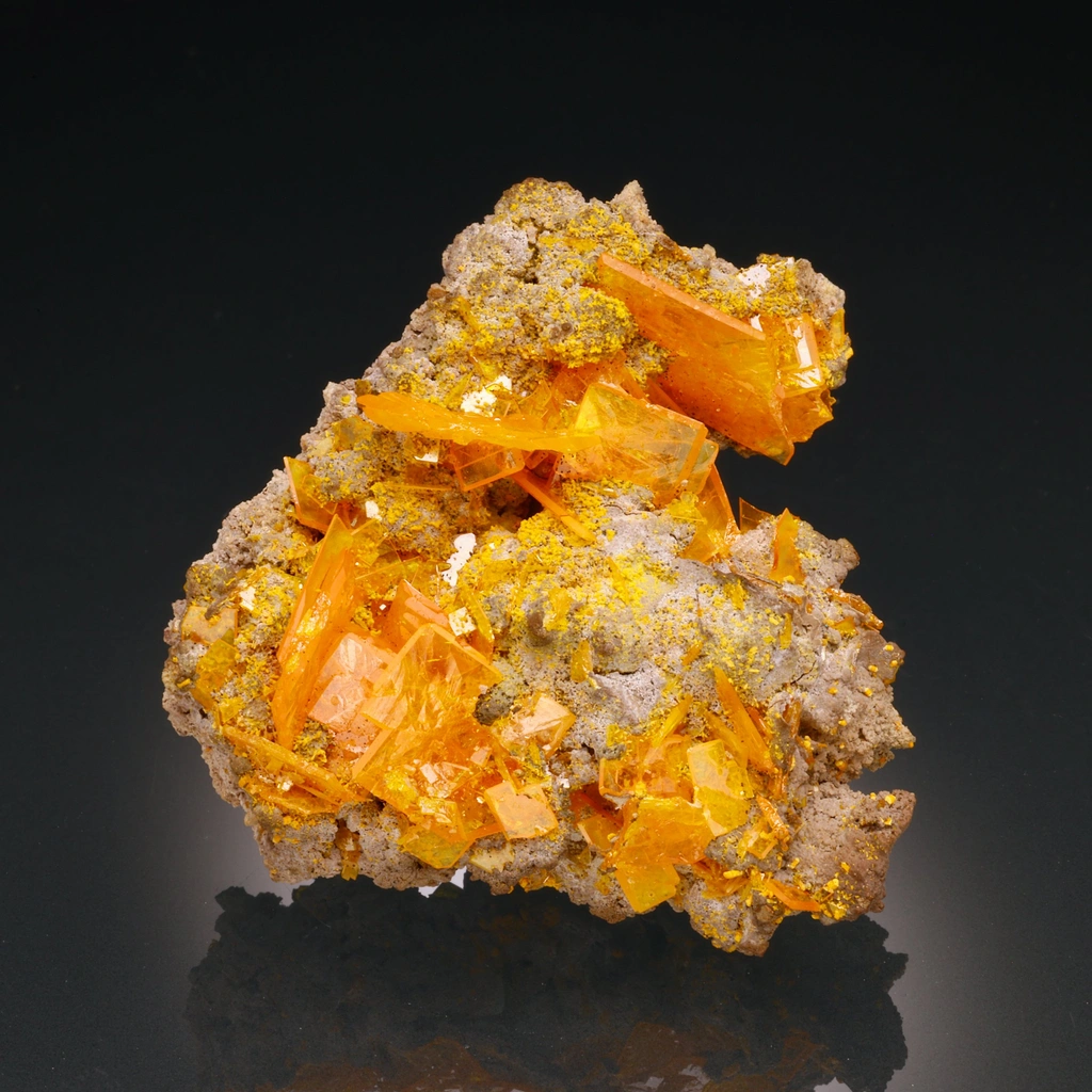 Wulfenite from Mammoth-Saint Anthony Mine, Arizona, USA image