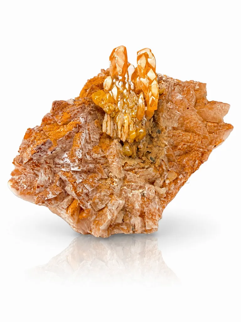 Wulfénite from Maroc, Région Orientale, Touissit image