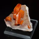 Wulfenite from Mexico, Chihuahua, Los Lamentos Mts, Erupción Mine - image 1