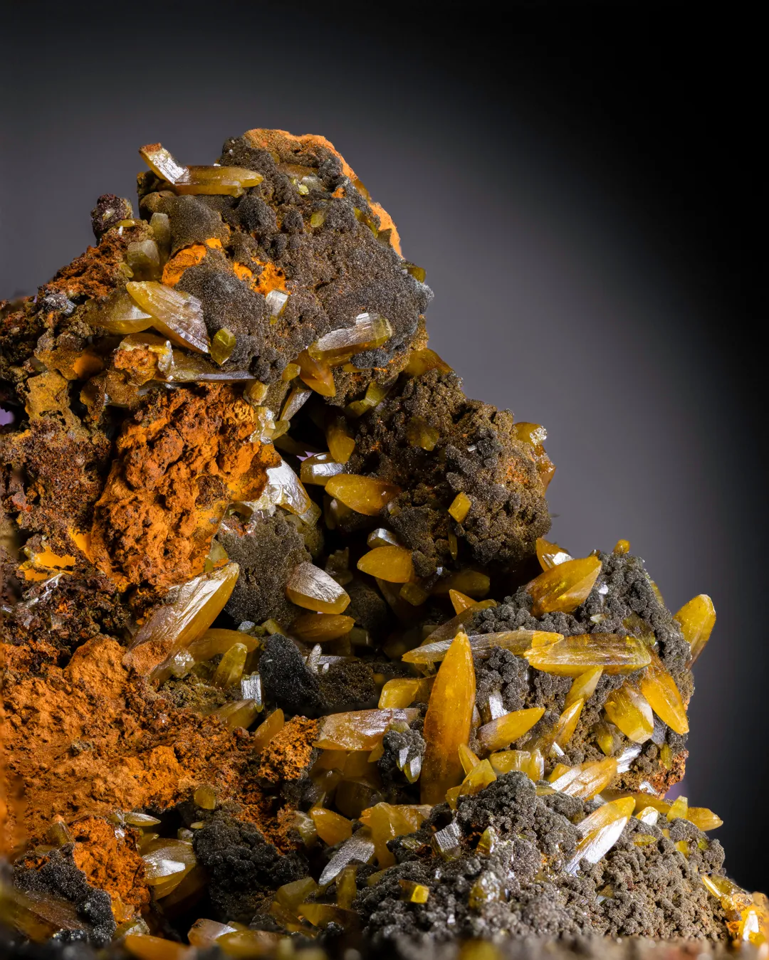 Wulfenite from Mexico, Durango, Mapimí, Ojuela Mine - image 2