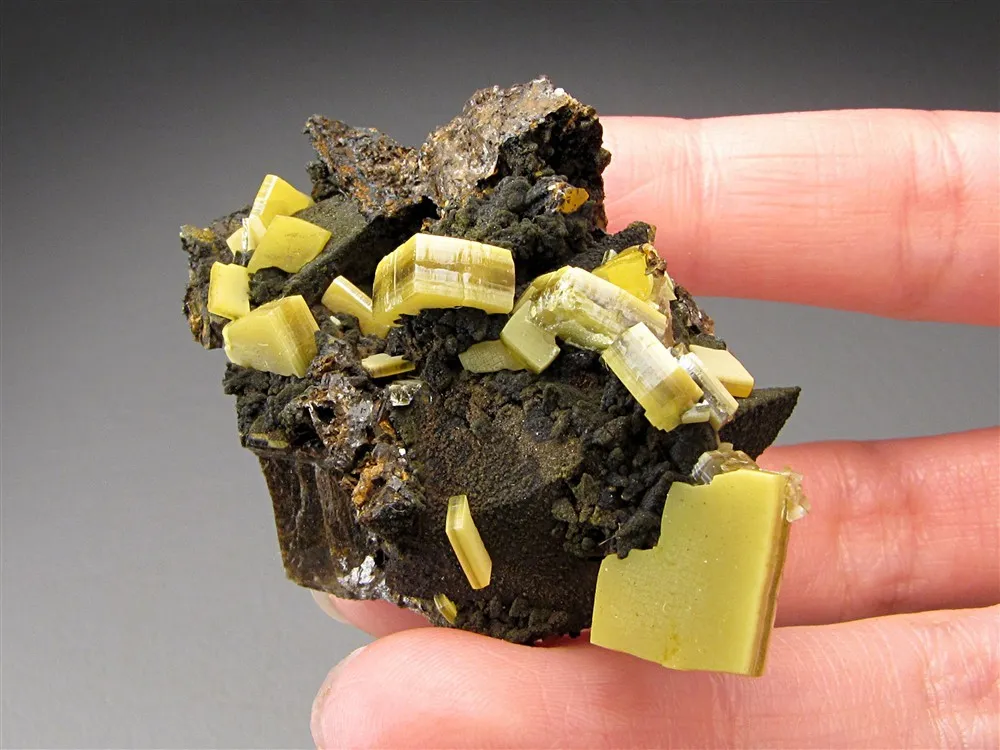 Wulfénite from Mexico, Durango, Mapimí, Ojuela Mine - image 6