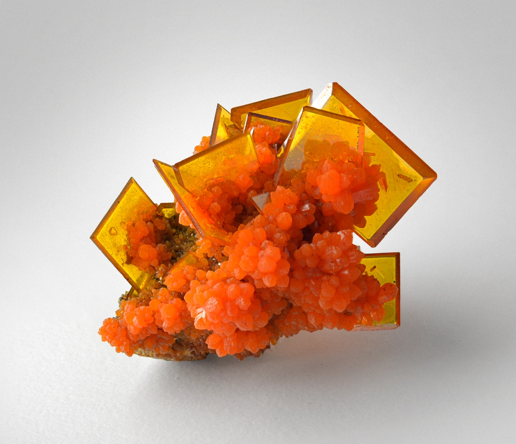 Wulfenite from Mexico, Sonora, Cucurpe, San Francisco Mine - image 2