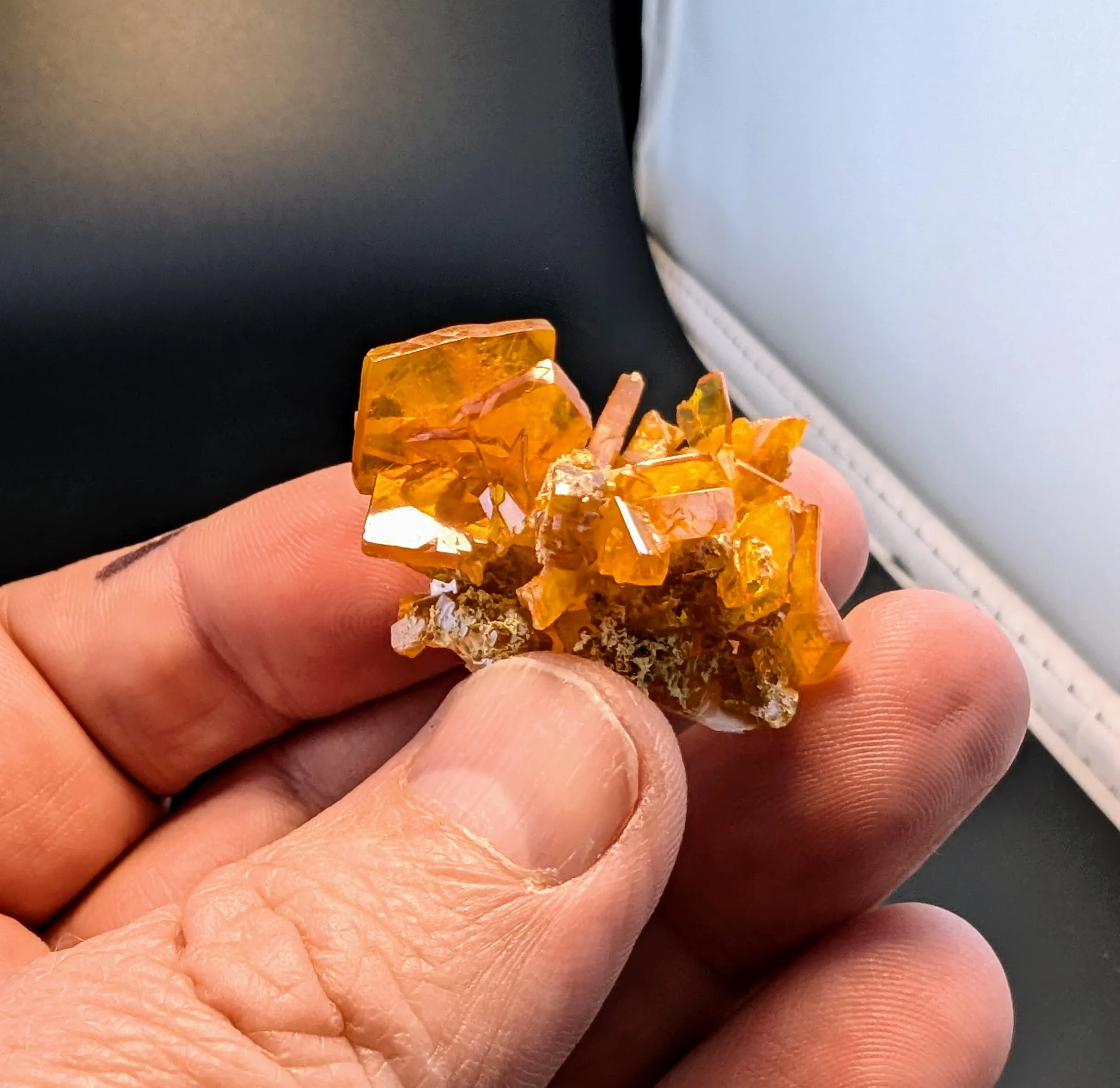 Wulfenite from Mexico, Sonora, San Francisco Mine - image 3