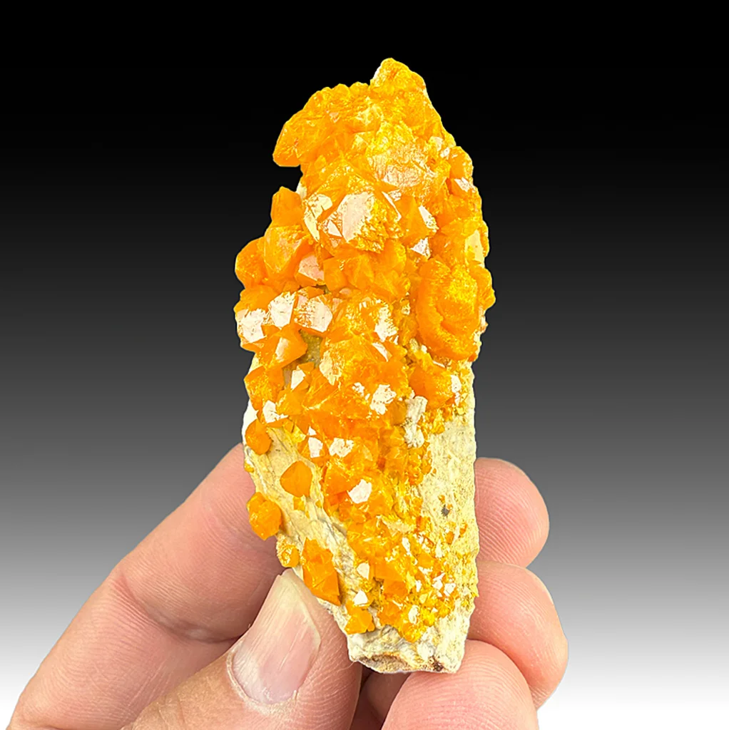 Wulfenite from Mežica, Slovenia image