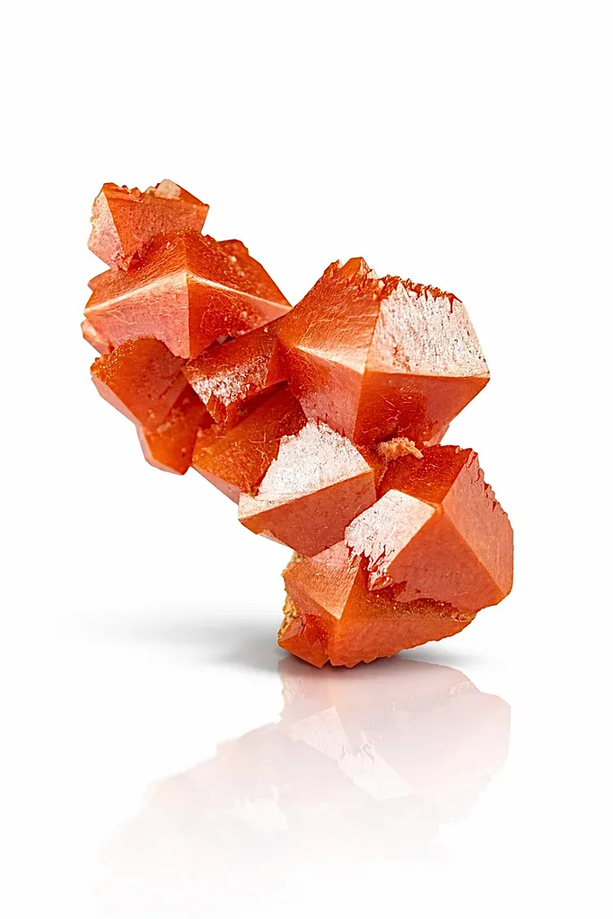 Wulfenite from Morocco, Drâa-Tafilalet Region, Midelt Province, Mibladen Mining District image