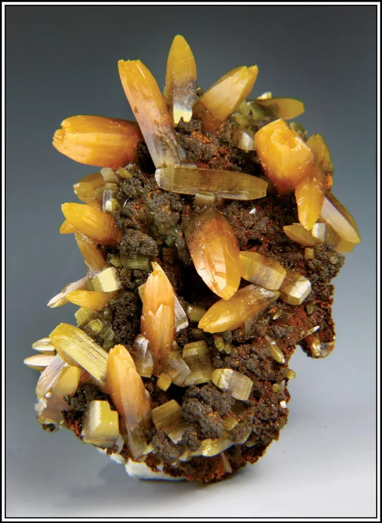 Wulfenite from Ojuela Mine, Mapimí, Durango, Mexico image