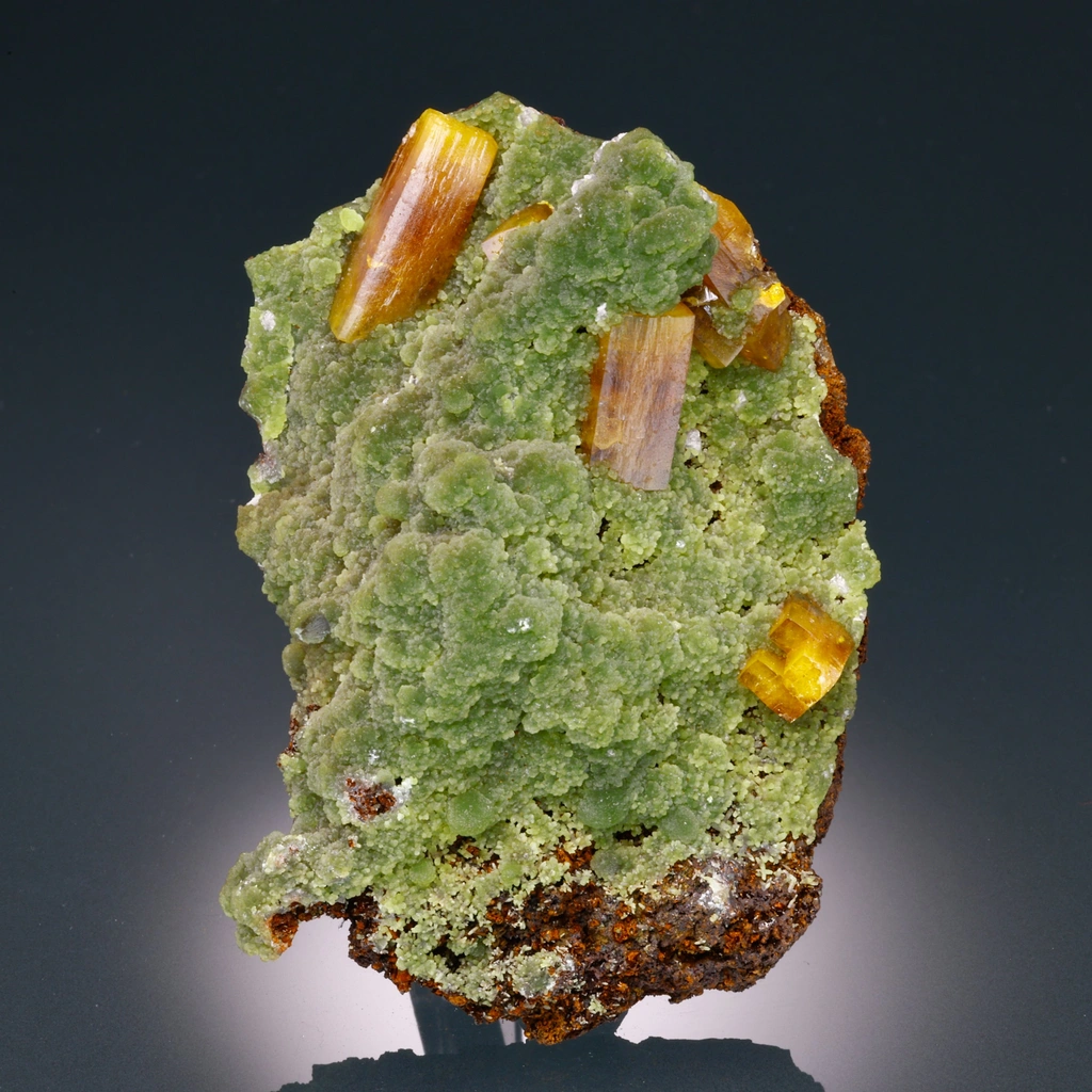 Wulfenite from Ojuela Mine, Mapimí, Durango, Mexico image
