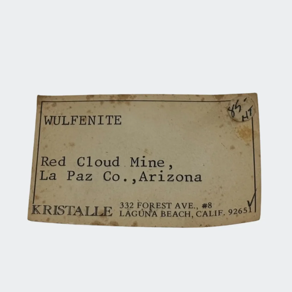 Wulfenite from Red Cloud Mine, Arizona, USA - image 4