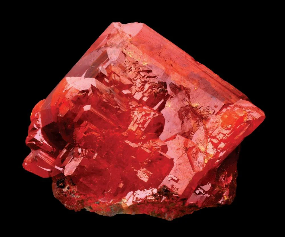 Wulfenite from Red Cloud Mine, Arizona, USA image