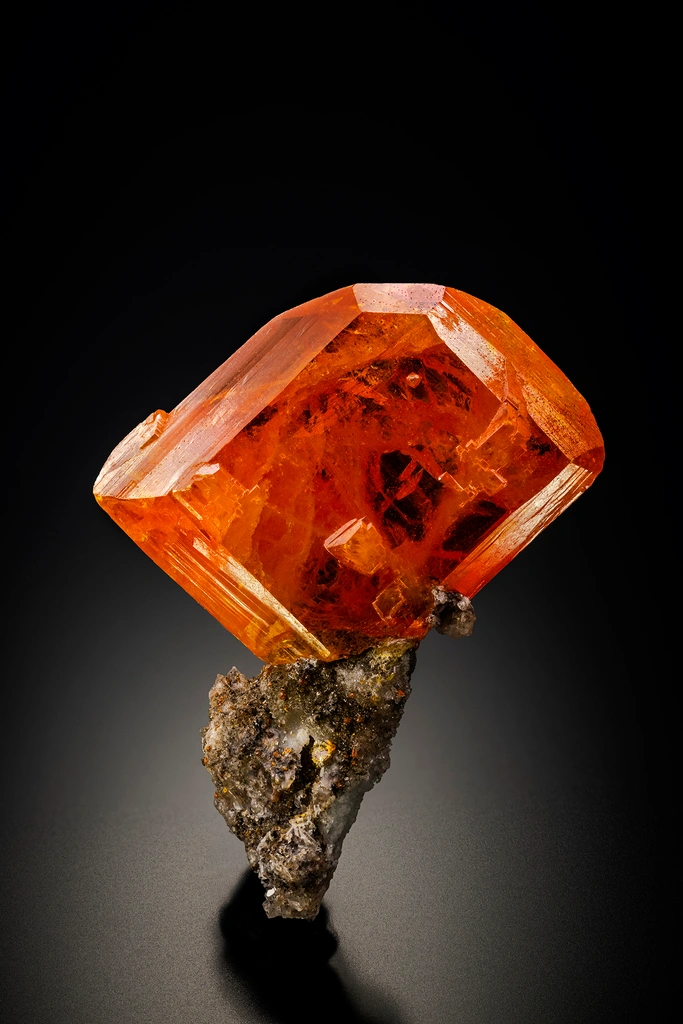 Wulfenite from Red Cloud Mine, Arizona, USA image