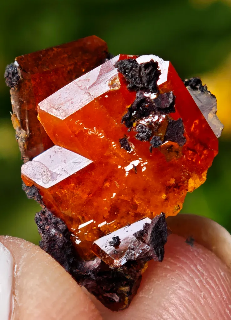 Wulfenite from Red Cloud Mine, Arizona, USA image